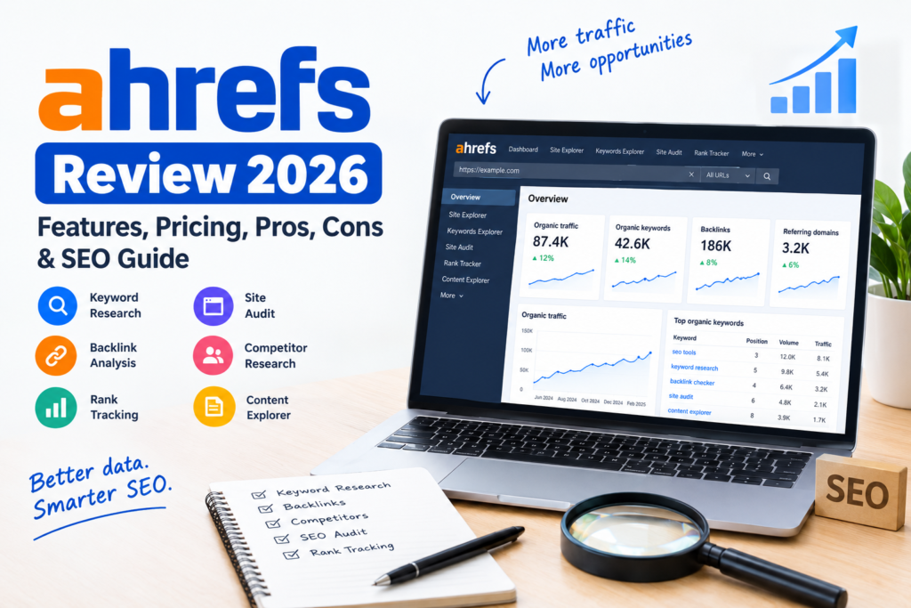 Avis Ahrefs 2026 guide SEO complet