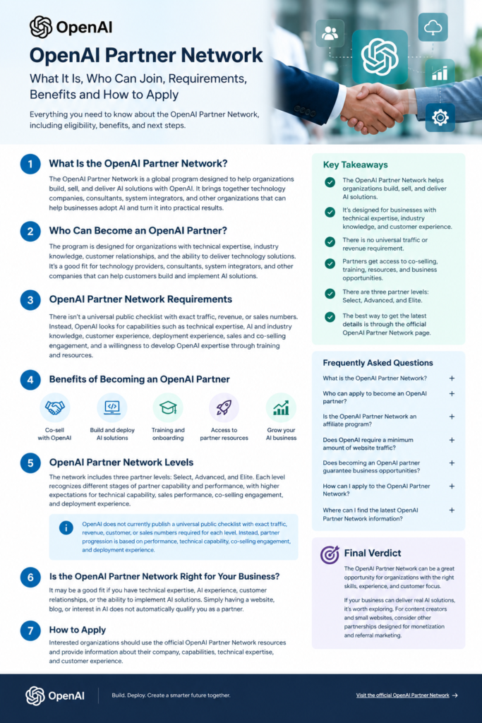 Infographie du réseau de partenaires OpenAI