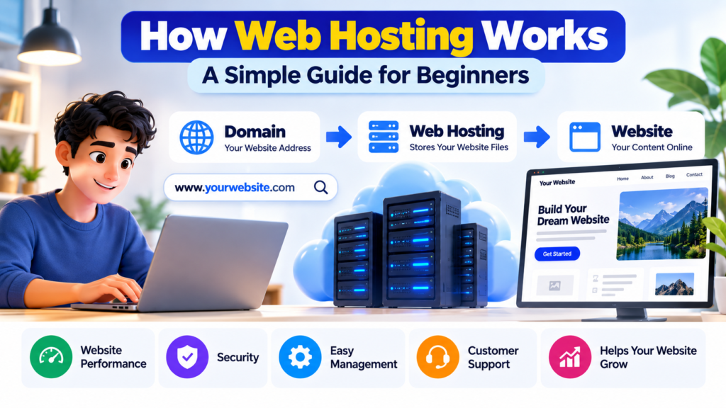 how web hosting works